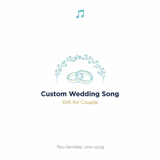 Custom Wedding Song Gift for Couple — Two families, one song