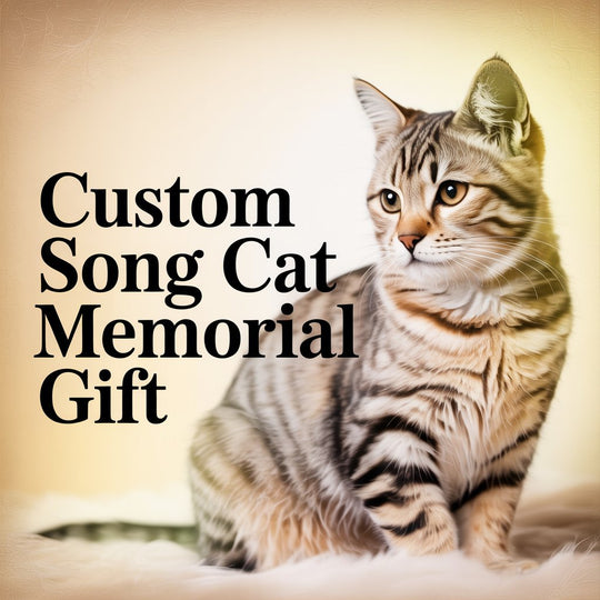 Custom Song Cat Memorial Gift for Cat Owner