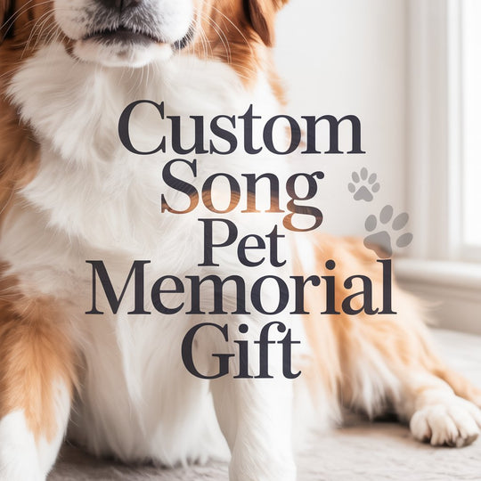 Custom Song Pet Memorial Gifts for Pet Owner