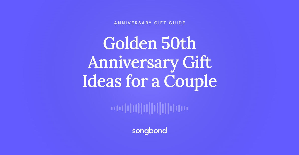 Golden 50th Anniversary Gift Ideas for a Couple