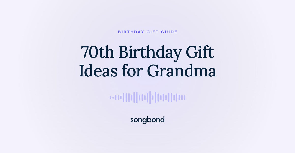 70th Birthday Gift Ideas for Grandma
