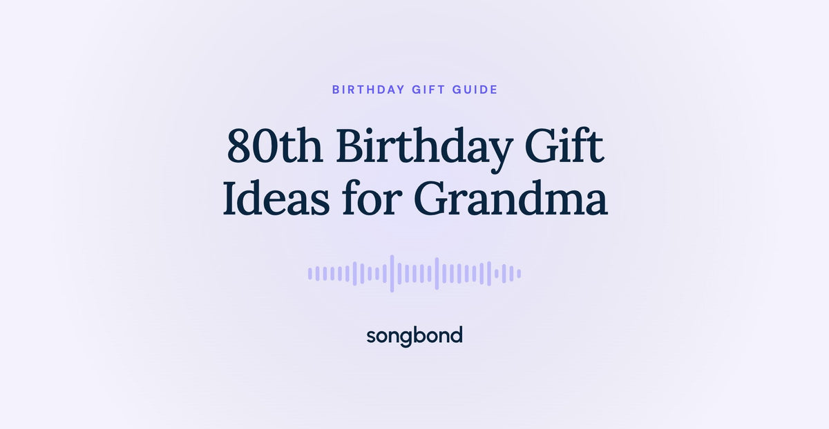 80th Birthday Gift Ideas for Grandma