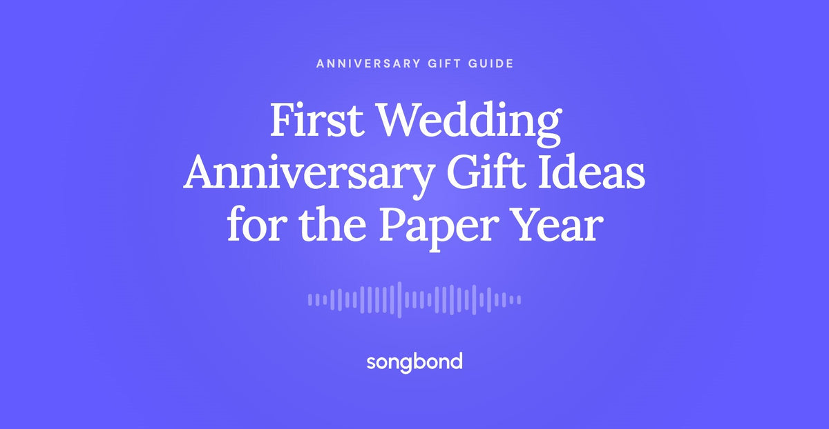 First Wedding Anniversary Gift Ideas for the Paper Year