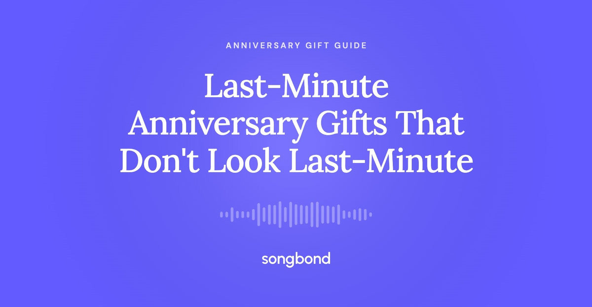 Last-Minute Anniversary Gifts That Don't Look Last-Minute