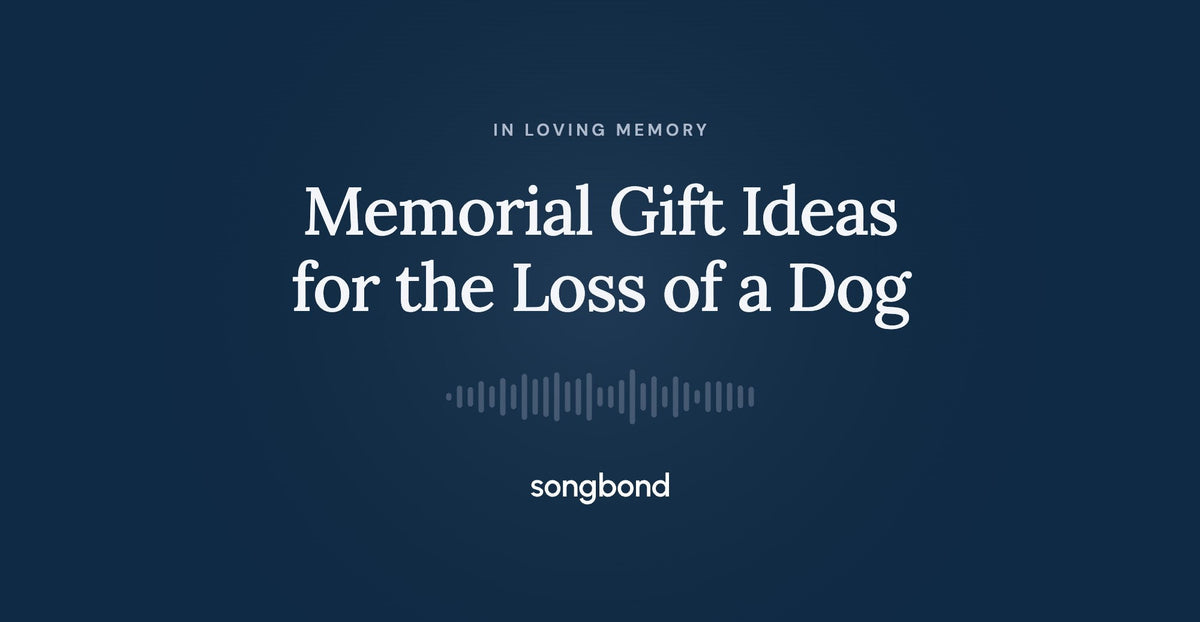 Memorial Gift Ideas for the Loss of a Dog