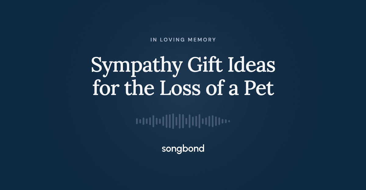 Sympathy Gift Ideas for the Loss of a Pet