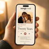 20th Anniversary Gift for Him custom digital song preview
