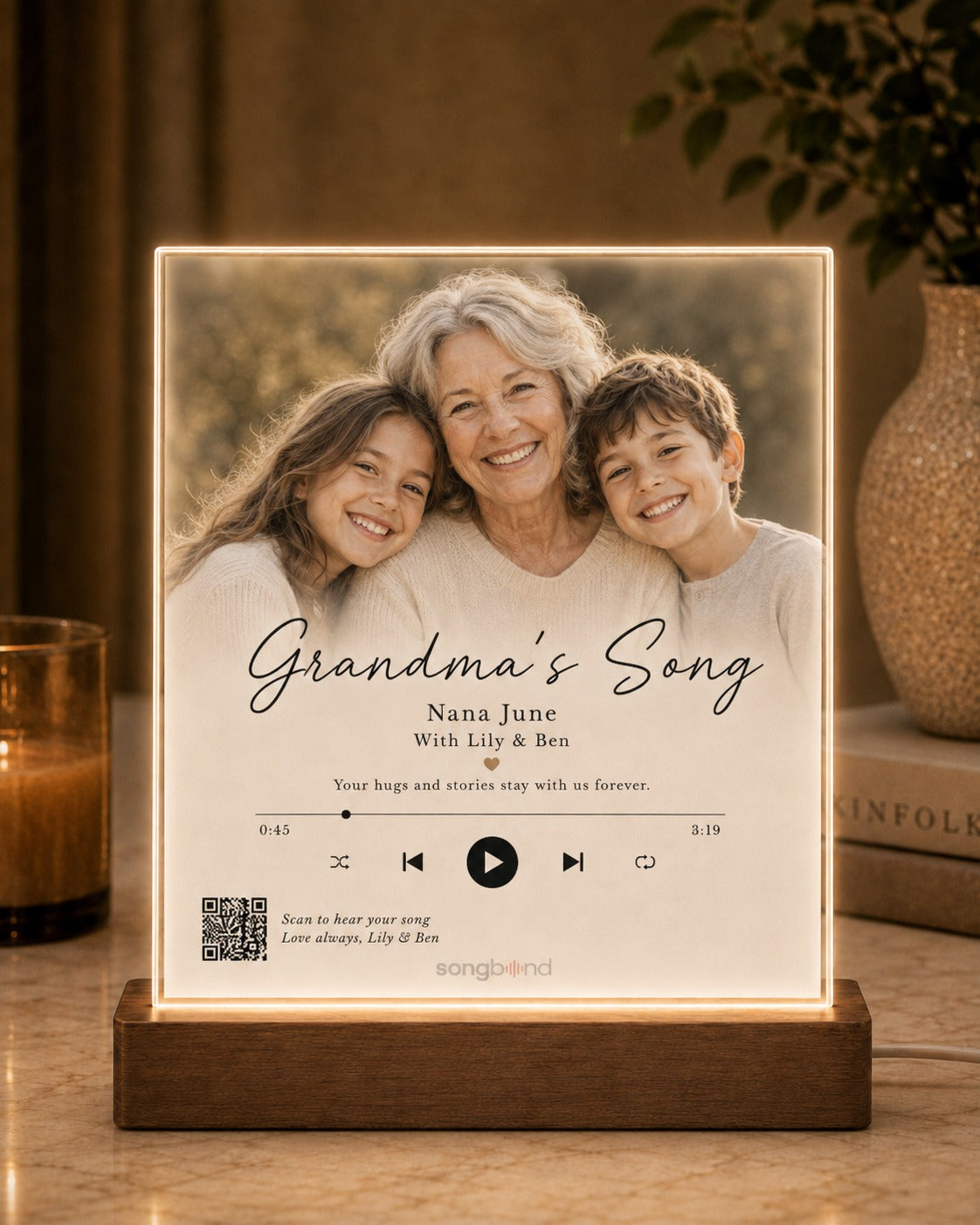 grandma and grandchildren