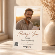 Father's Day gift for Dad — custom song lyric card — Songbond