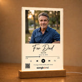 gift for Dad — custom song plaque — Songbond