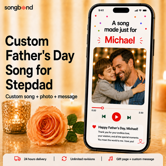Custom Father's Day Song for Stepdad