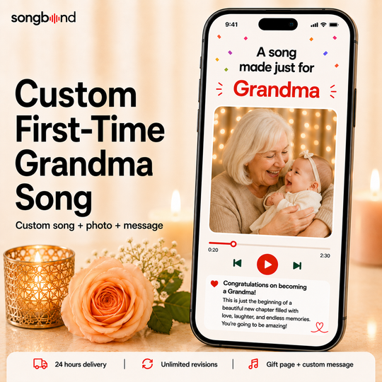 Custom First-Time Grandma Song