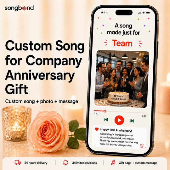 Custom Song for Company Anniversary Gift
