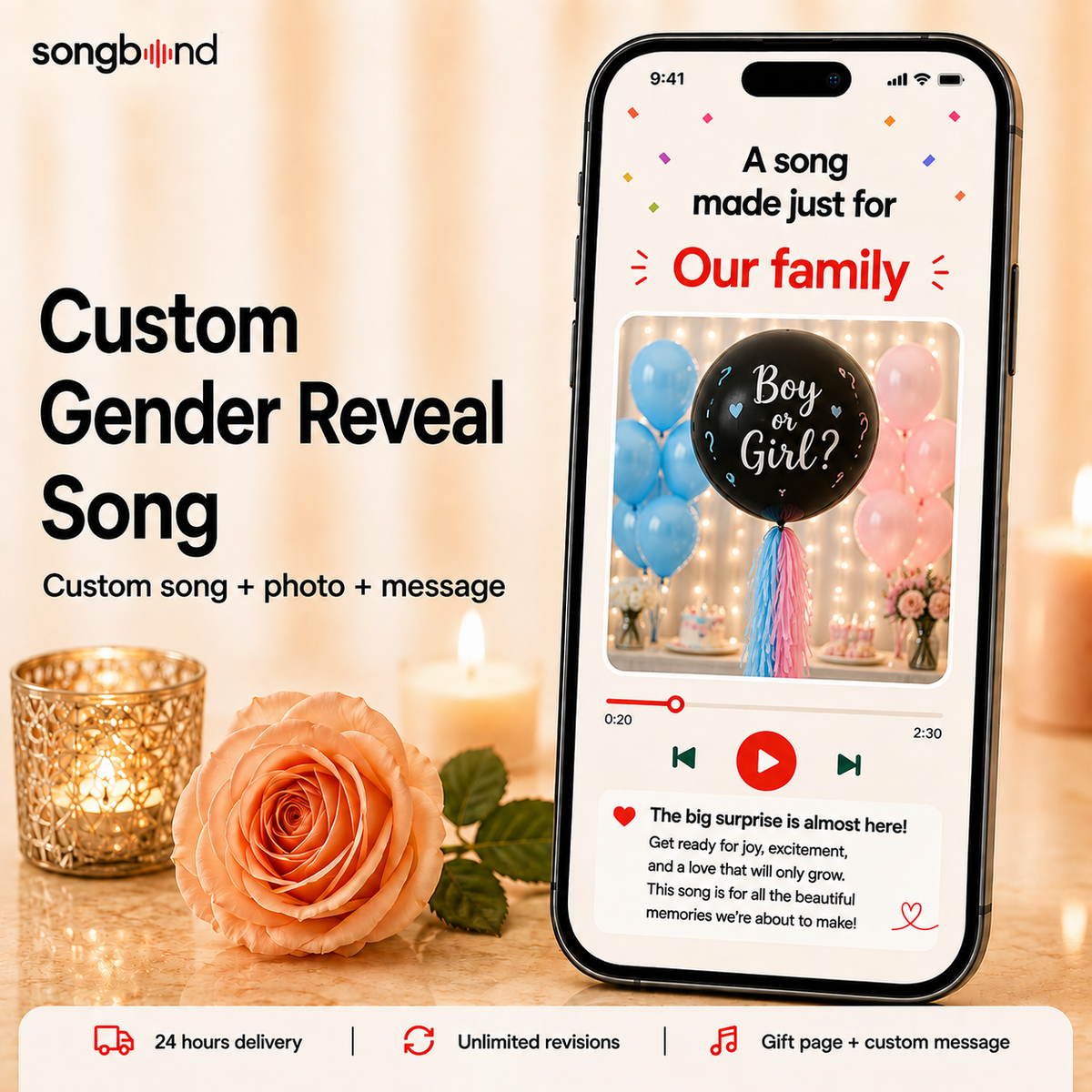 Custom Gender Reveal Song