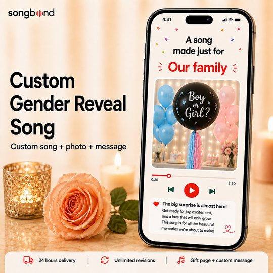 Custom Gender Reveal Song