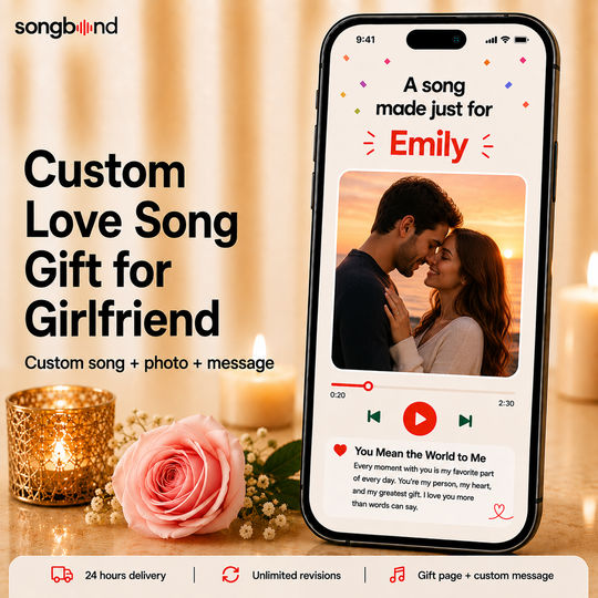 Custom Love Song Gift for Girlfriend