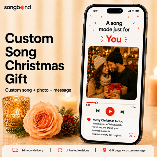 Custom Song Christmas Gift for Your Loved One