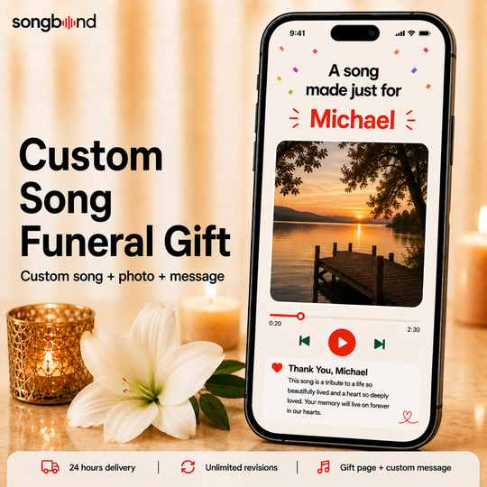 Custom Song Funeral Gift for Your Loved One