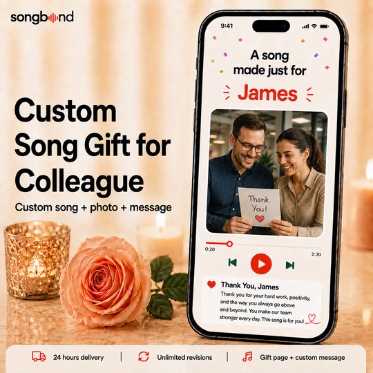Custom Song Gift for Colleague