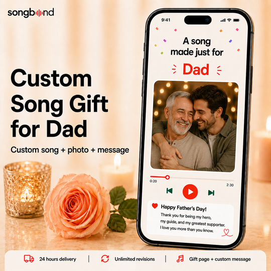 Custom Song Gift for Dad