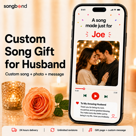 Custom Song Gift for Husband
