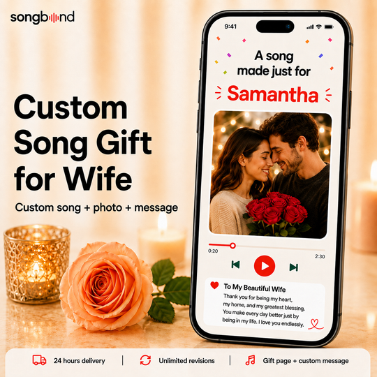 Custom Song Gift for Wife