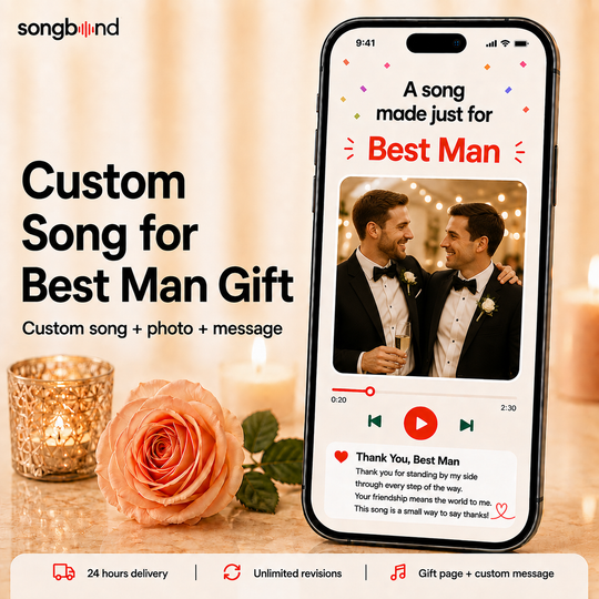 Custom Song for Best Man Gift