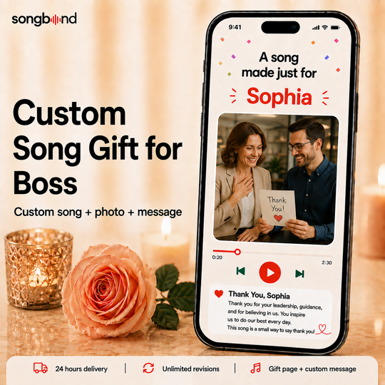 Custom Song for Boss - Personalized Gift for Superior