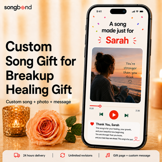 Custom Song for Breakup Healing Gift
