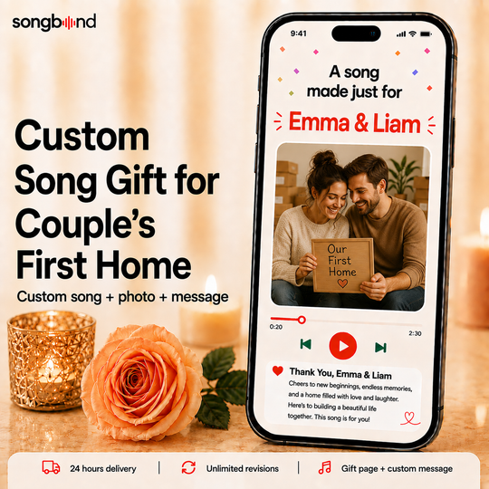 Custom Song for Couple’s First Home Gift