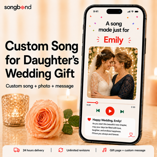 Custom Song for Daughter’s Wedding Gift