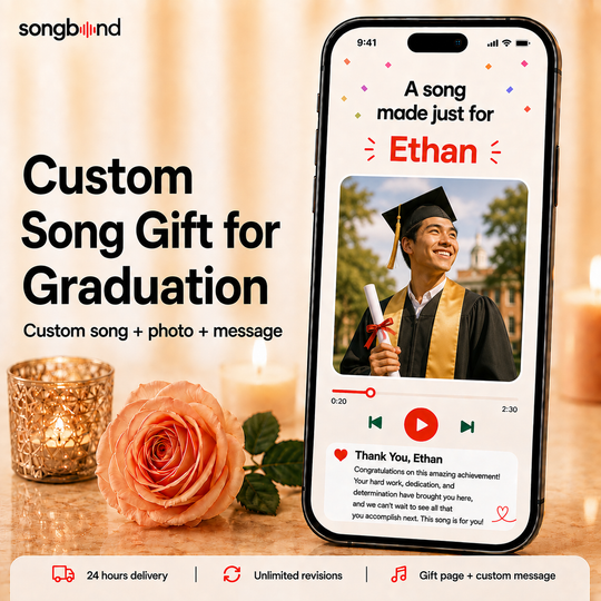 Custom Song for Graduation Gift for Graduate