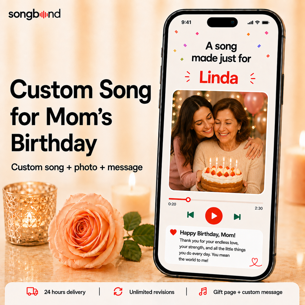 Custom Song for Mom’s Birthday Gift