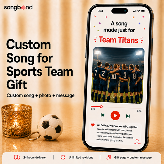 Custom Song for Sports Team Gift