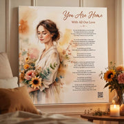 Mother's Day gift for Mom — custom song canvas wall art — Songbond