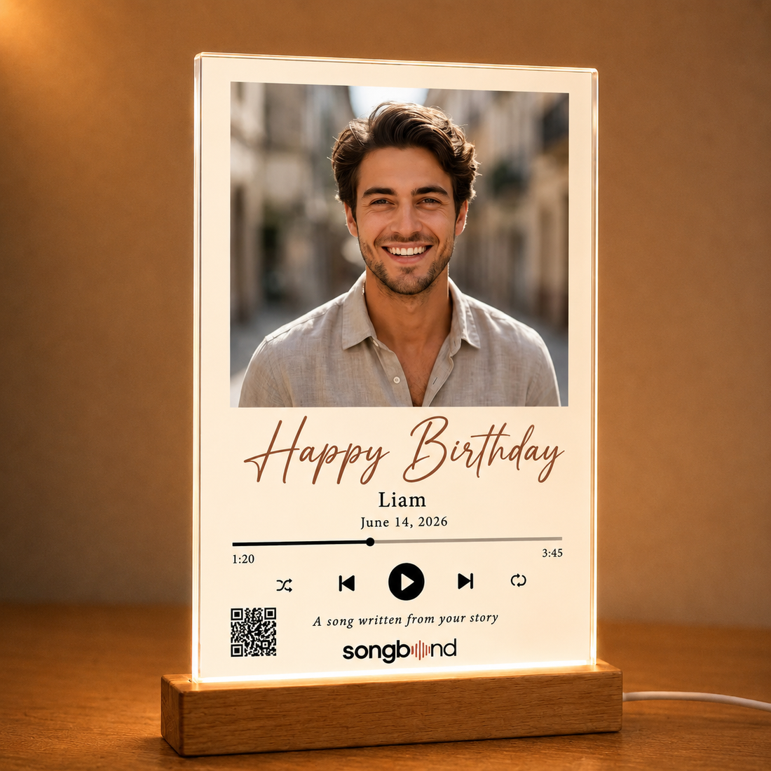 Personalized Birthday Gift for Son — Custom Song Keepsake