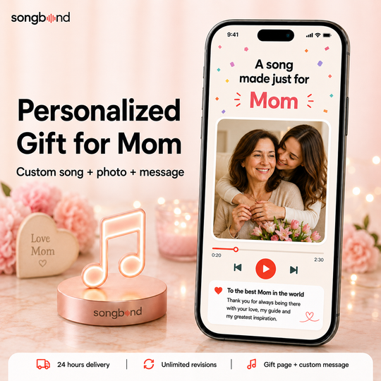 Personalized Gift for Mom — Custom Song Keepsake