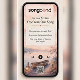 One Year, One Song custom song digital download - Ava and Liam anniversary gift