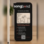 Still Holding Hands custom song digital album art - Dorothy and Walter grandparents anniversary gift