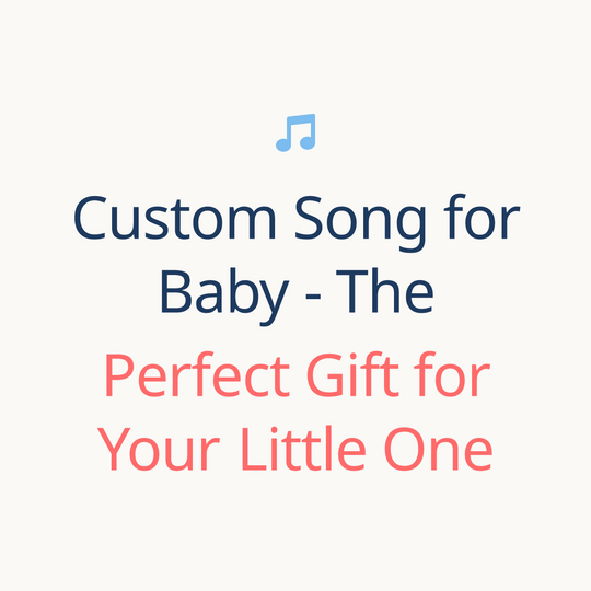 Printed lyrics card with QR for a custom Custom Song song gift for Baby from Anyone – Songbond