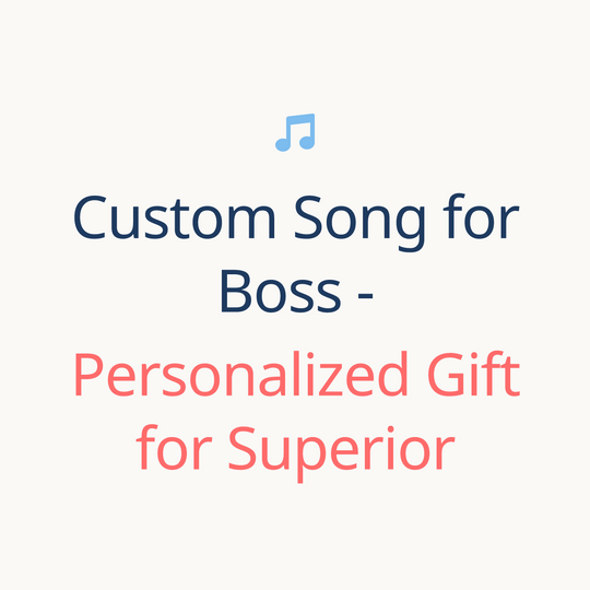 Printed lyrics card with QR for a custom Boss's Day song gift for Boss from Anyone – Songbond