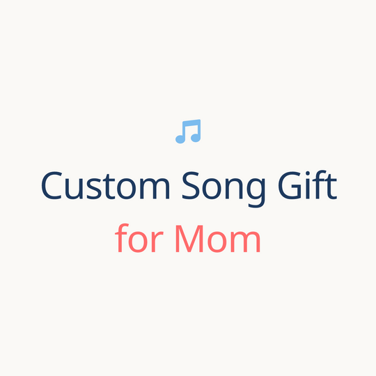 Printed lyrics card with QR for a custom Not specific song gift for Mom from Anyone – Songbond