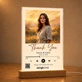 Thank You gift — custom song plaque — Songbond