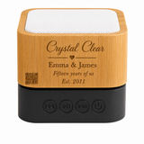 15 year anniversary gift — custom song engraved soundbox with QR — Songbond