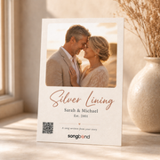 25th silver anniversary gift — custom song card — Songbond