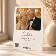 50th anniversary gift — custom song card — Songbond