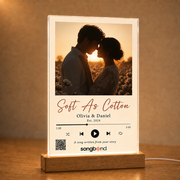 2nd cotton anniversary gift — custom song plaque — Songbond
