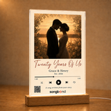 20th china anniversary gift — custom song plaque — Songbond