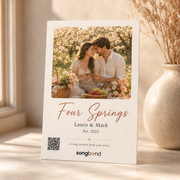 4th anniversary gift — custom song card — Songbond