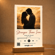 6th anniversary gift — custom song plaque — Songbond